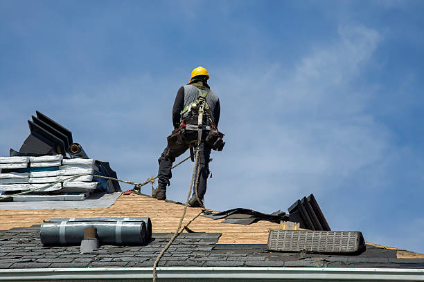 Professional Storm Damage Roof Repair technician working in Elko New Market, MN